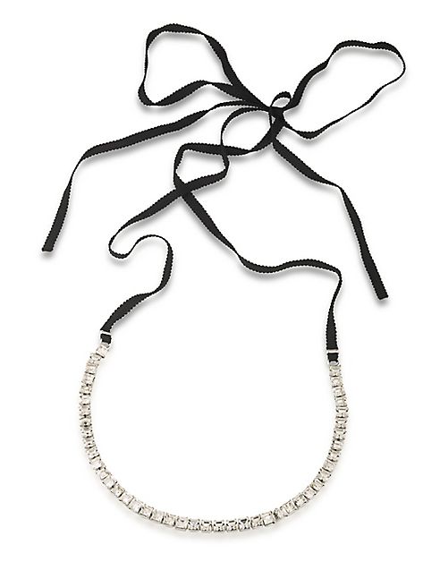 ABS by Allen Schwartz Jewelry - Rockstars Crystal Wrap Choker