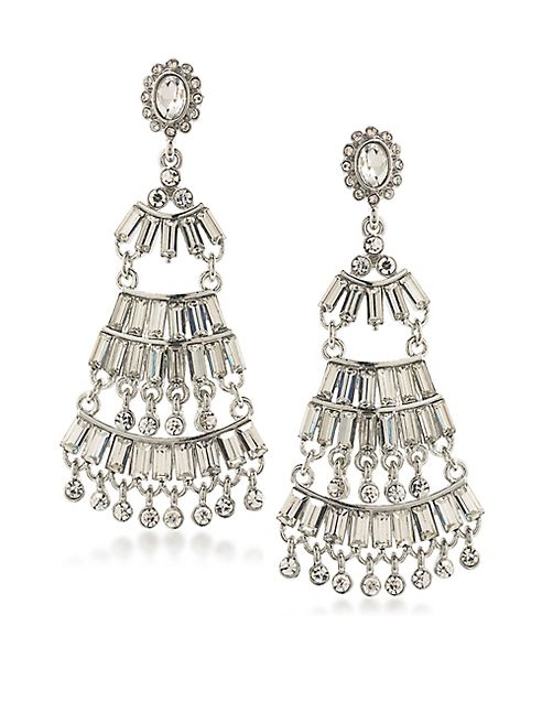 ABS by Allen Schwartz Jewelry - Rockstars Statement Crystal Chandelier Earrings