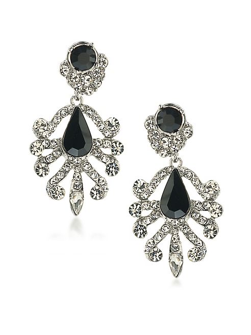 ABS by Allen Schwartz Jewelry - Set In Stone Crystal Chandelier Earrings