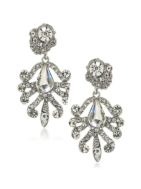 ABS by Allen Schwartz Jewelry - Set In Stone Crystal Chandelier Earrings