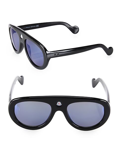 Moncler - Moncler Blanche 55MM Shield Sunglasses