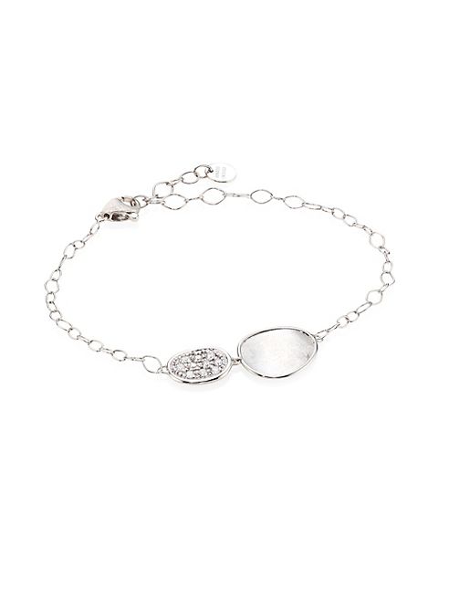 Marco Bicego - Lunaria Diamond & 18K White Gold Bracelet