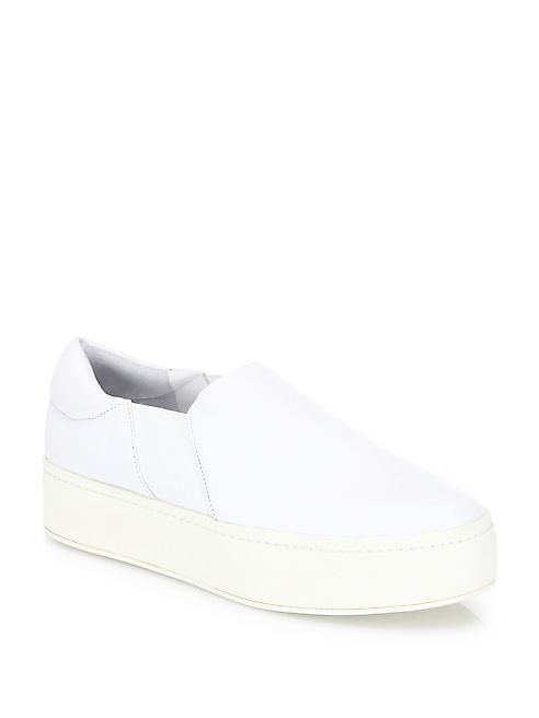 Vince - Warren Leather Platform Skate Sneakers