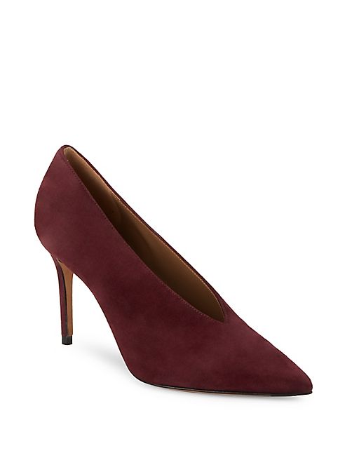 Vince - Portia Suede Point Toe Pumps