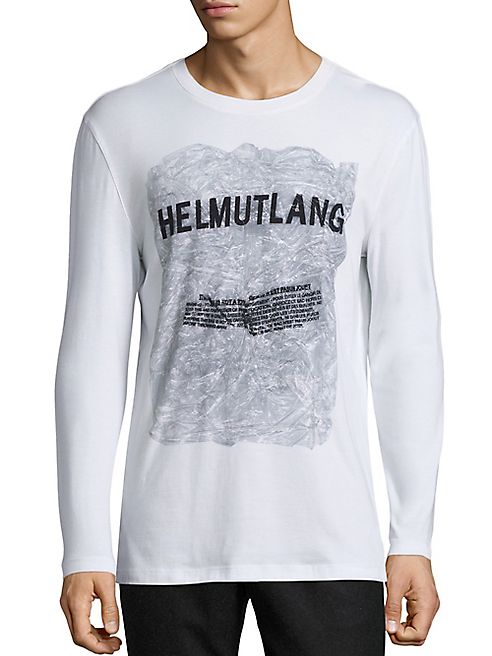 Helmut Lang - Graphic Printed Long Sleeve Tee