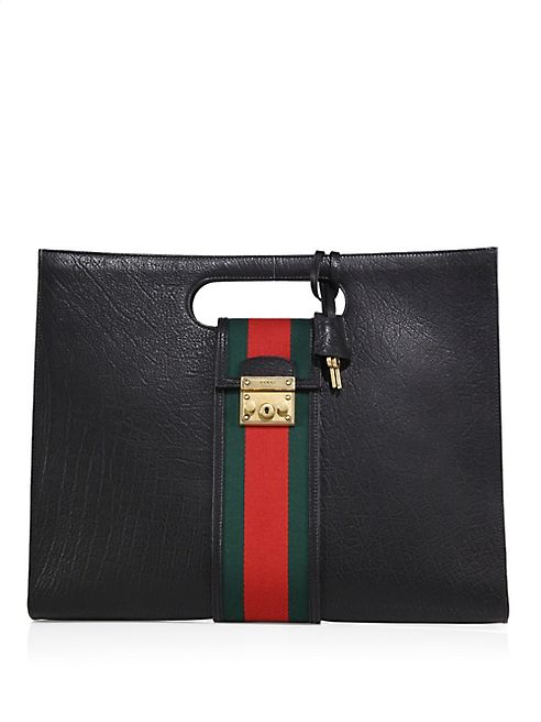 Gucci - Leather Tote Bag