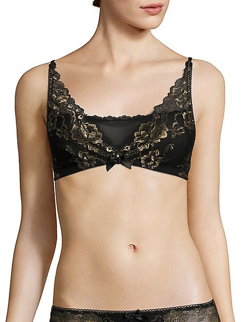 Hanky Panky - J'Adore Les Fleurs Rose D'Or Bralette