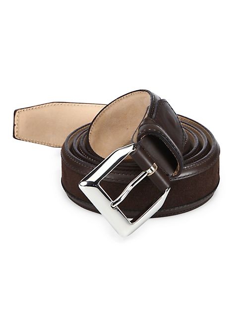 Sutor Mantellassi - Truman Veloucal Leather & Suede Belt