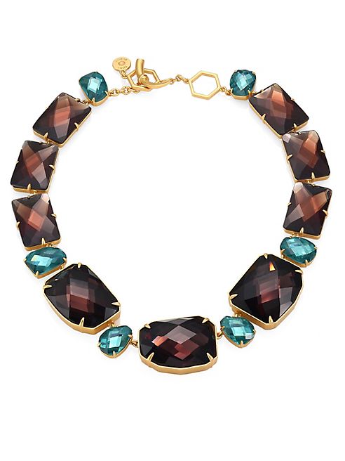 Tory Burch - Crystal Stone Statement Necklace