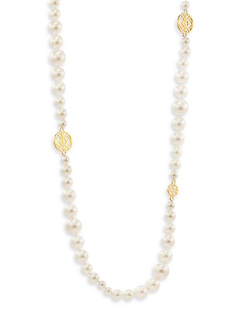 Tory Burch - Faux-Pearl Long Necklace