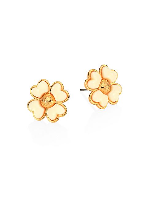 Tory Burch - Clover Resin Stud Earrings