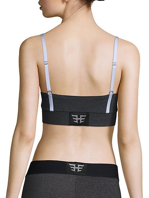 Heroine Sport - Rib-Knit Sports Bra