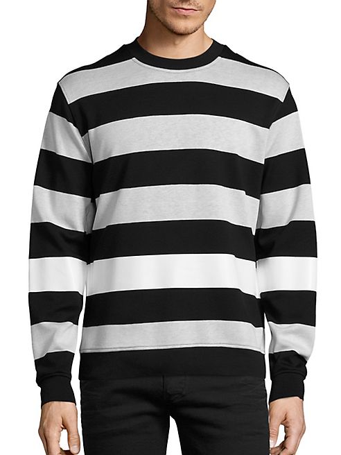 Diesel Black Gold - Striped Long Sleeve Sweatshirt