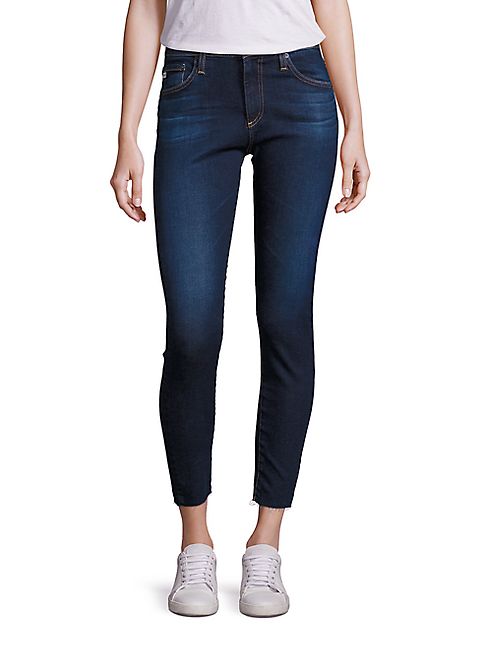 AG - Farrah High-Rise Cropped Skinny Jeans