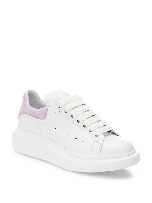 Alexander McQueen - Leather Platform Sneakers