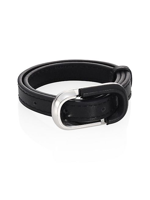 Marc Jacobs - Icon Double Wrap Leather Bracelet