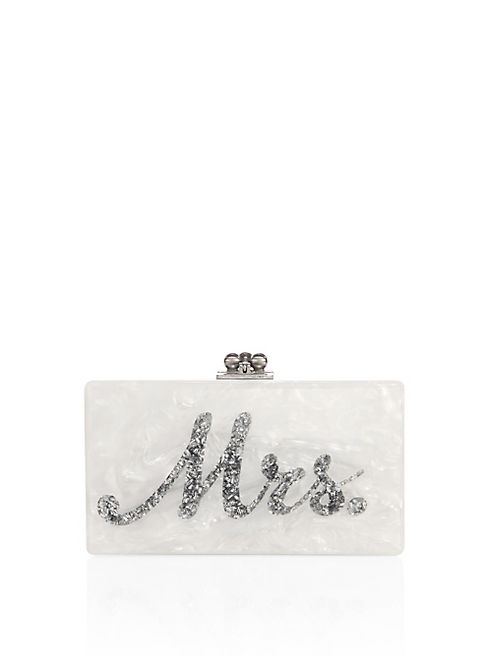 Edie Parker - Jean Mrs. Acrylic Clutch