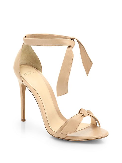 Alexandre Birman - Clarita Leather Ankle-Tie Sandals