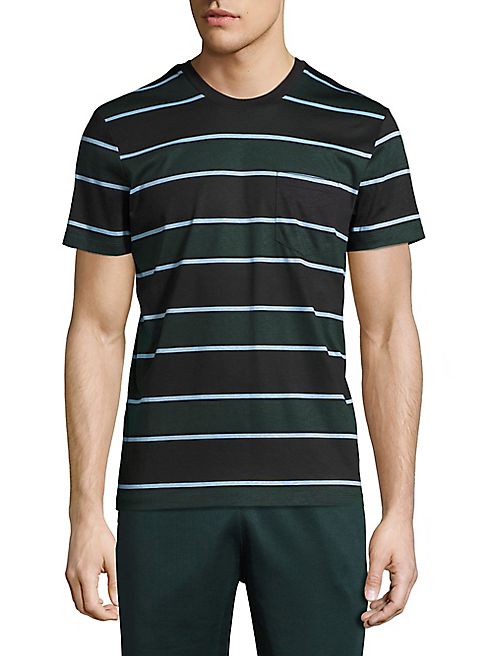 AMI - Striped Crewneck Tee