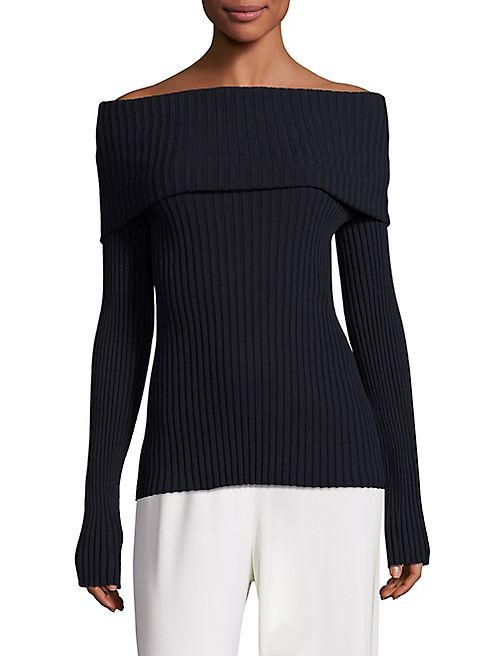 The Row - Tulah Off-The-Shoulder Knit Top