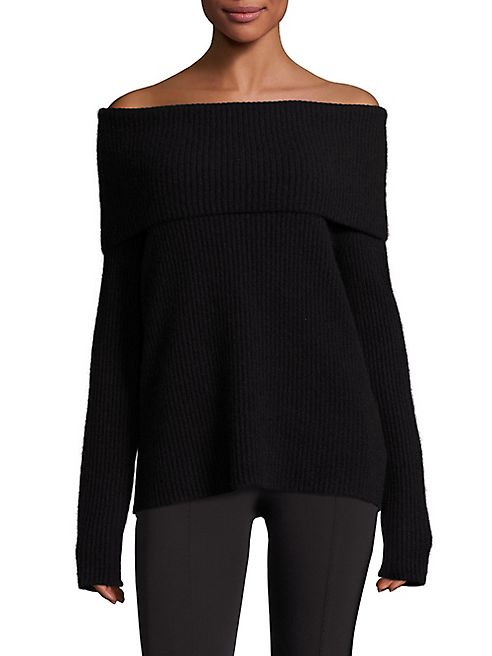 The Row - Agneta Cashmere Off-The-Shoulder Sweater