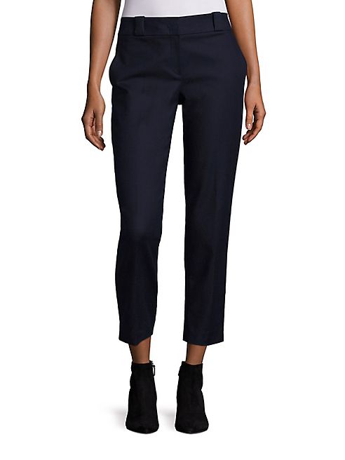 The Row - Blake Stretch-Cotton Ankle Pants