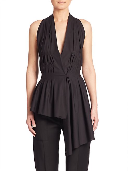 Adam Lippes - Sleeveless Asymmetric Blouse