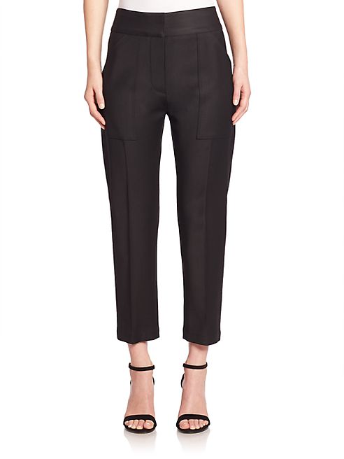 Adam Lippes - Cropped Wool-Blend Pants