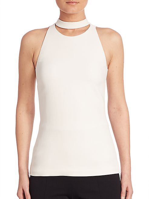 Cushnie et Ochs - Stretch Cady Sleeveless Choker Top