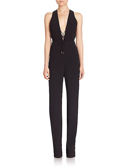 Cushnie et Ochs - Lace Up Jumpsuit