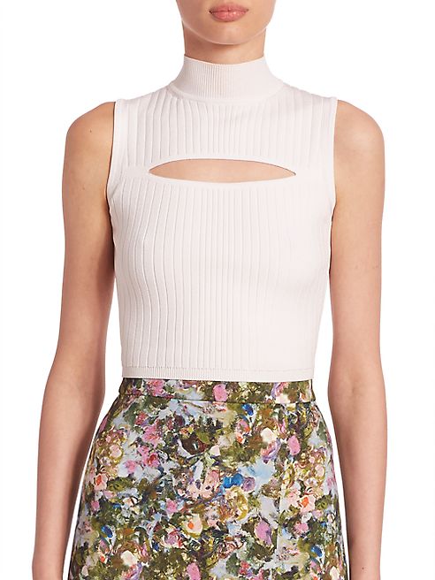 Cushnie et Ochs - Mockneck Crop Top