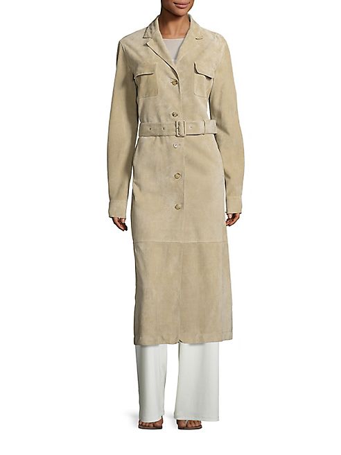 The Row - Zoe Suede Coat