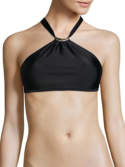 ViX by Paula Hermanny - Solid Thai Halter Bikini Top