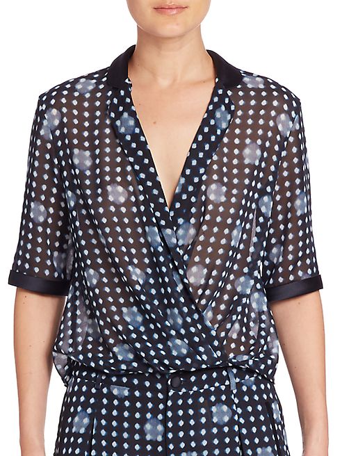 Armani Collezioni - Georgette Wrap Blouse