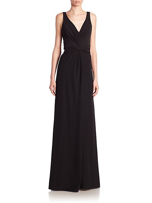 Armani Collezioni - Sleeveless V-Neck Gown