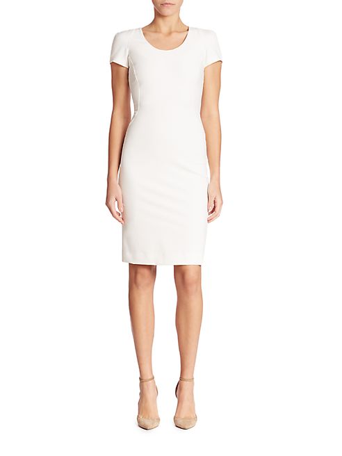 Armani Collezioni - Solid Short Sleeve Dress