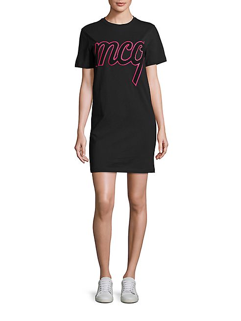 McQ Alexander McQueen - McQ Cotton T-Shirt Dress