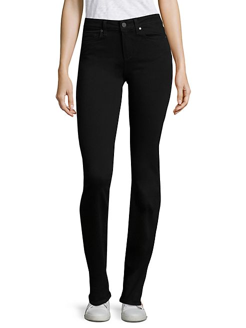 PAIGE - Hoxton High-Rise Straight-Leg Jeans