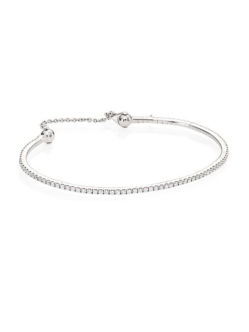 Messika - Skinny Medium Diamond & 18K White Gold Bracelet