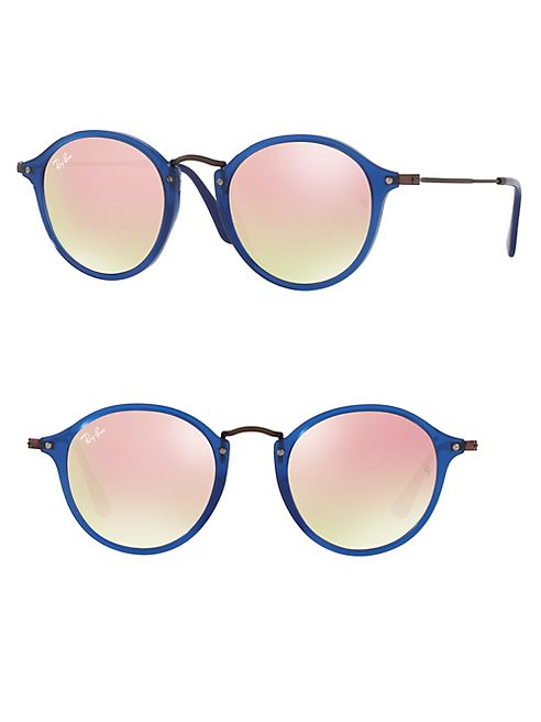 Ray-Ban - Mirrored Round Sunglasses