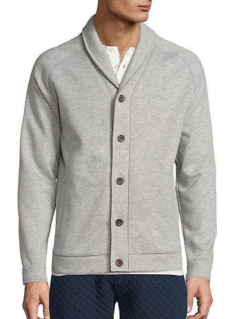 Surfside Supply Co. - Heathered Button-Front Cardigan