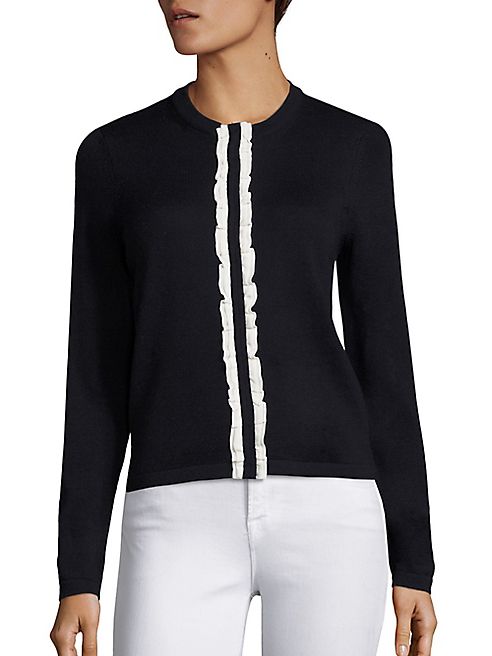 Saks Fifth Avenue Collection - Wool Ruffle Cardigan