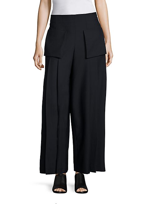 Public School - Sera Wool Patch Pocket Culottes