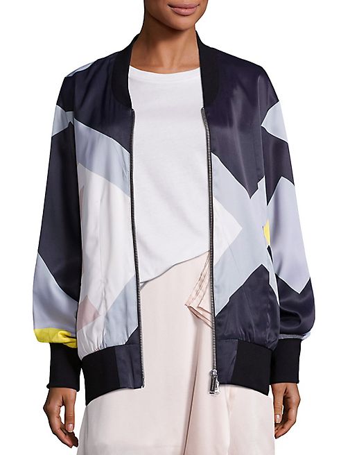 Public School - Emme Graphic-Print Bomber Jacket