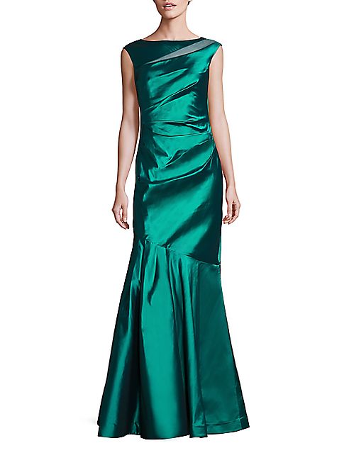 Teri Jon by Rickie Freeman - Sheer Inset Mermaid Gown