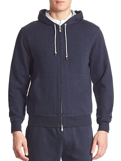 Brunello Cucinelli - Long Sleeve Hooded Sweatshirt