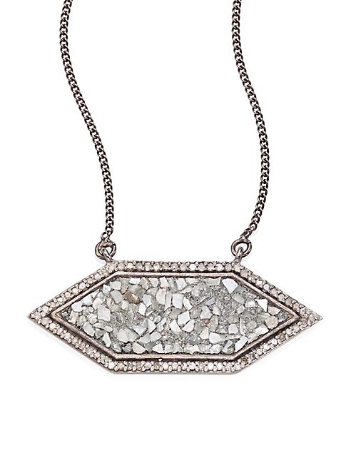 Shana Gulati - Shashi Raw Sliced Diamond Pendant Necklace