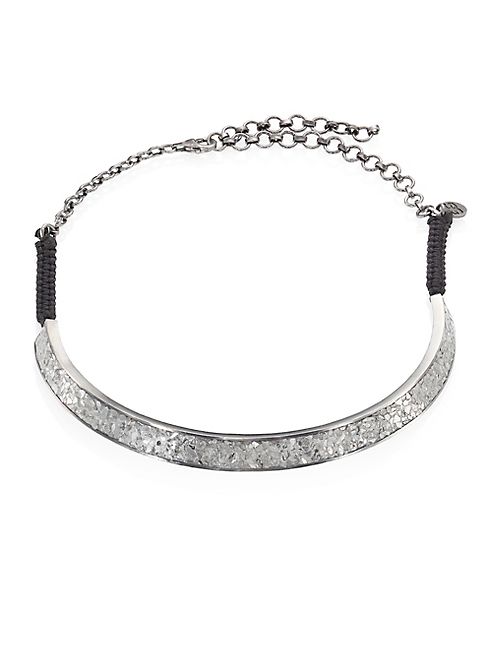 Shana Gulati - Zazvata Gomti Sliced Raw Diamond Choker