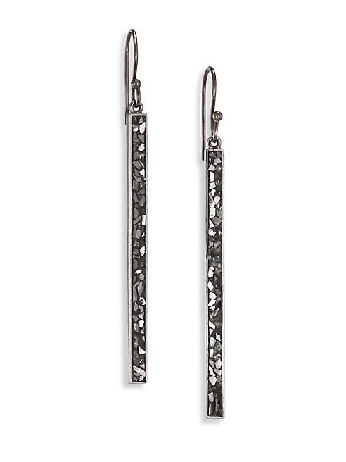 Shana Gulati - Jemma Miladi Raw Sliced Diamond Drop Earrings