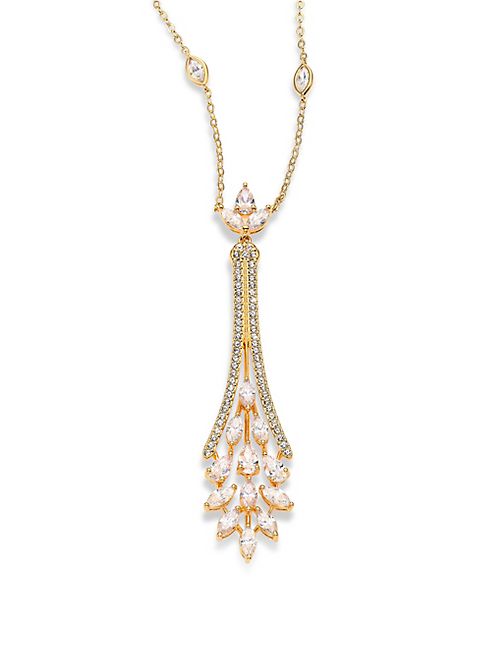 Adriana Orsini - Daphne Crystal Drop Y Necklace